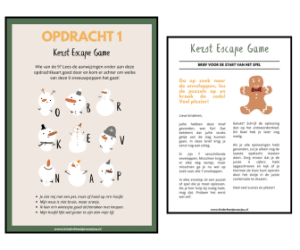Kerst Escape Game